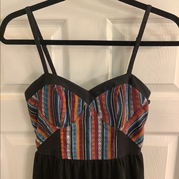 Black Sundress with Bustier - Picture 2 of 6